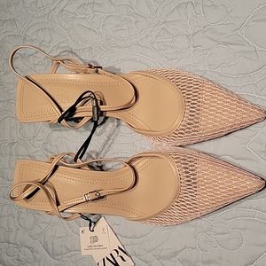 Zara Nude sandles, Brand New
